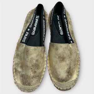 Superdry Gold Women Espadrilles Size 5